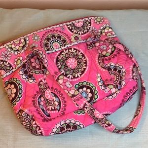Vera Bradley Retired Pink Cupcakes purse with pockets